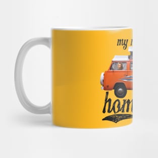 My Main Tank Is  Homeless - Black Letters Mug